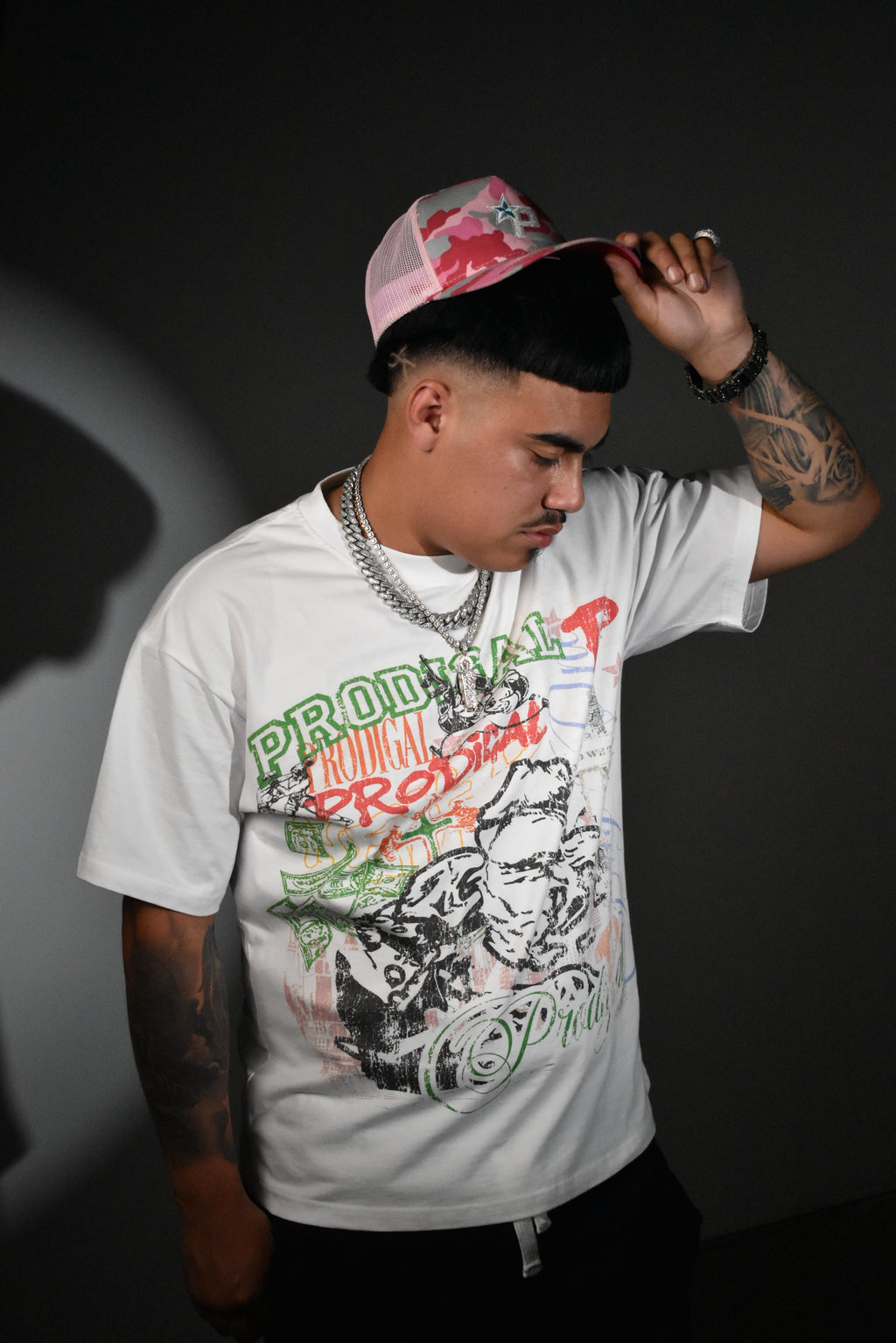 Loose Fitted Prodigal White Tee