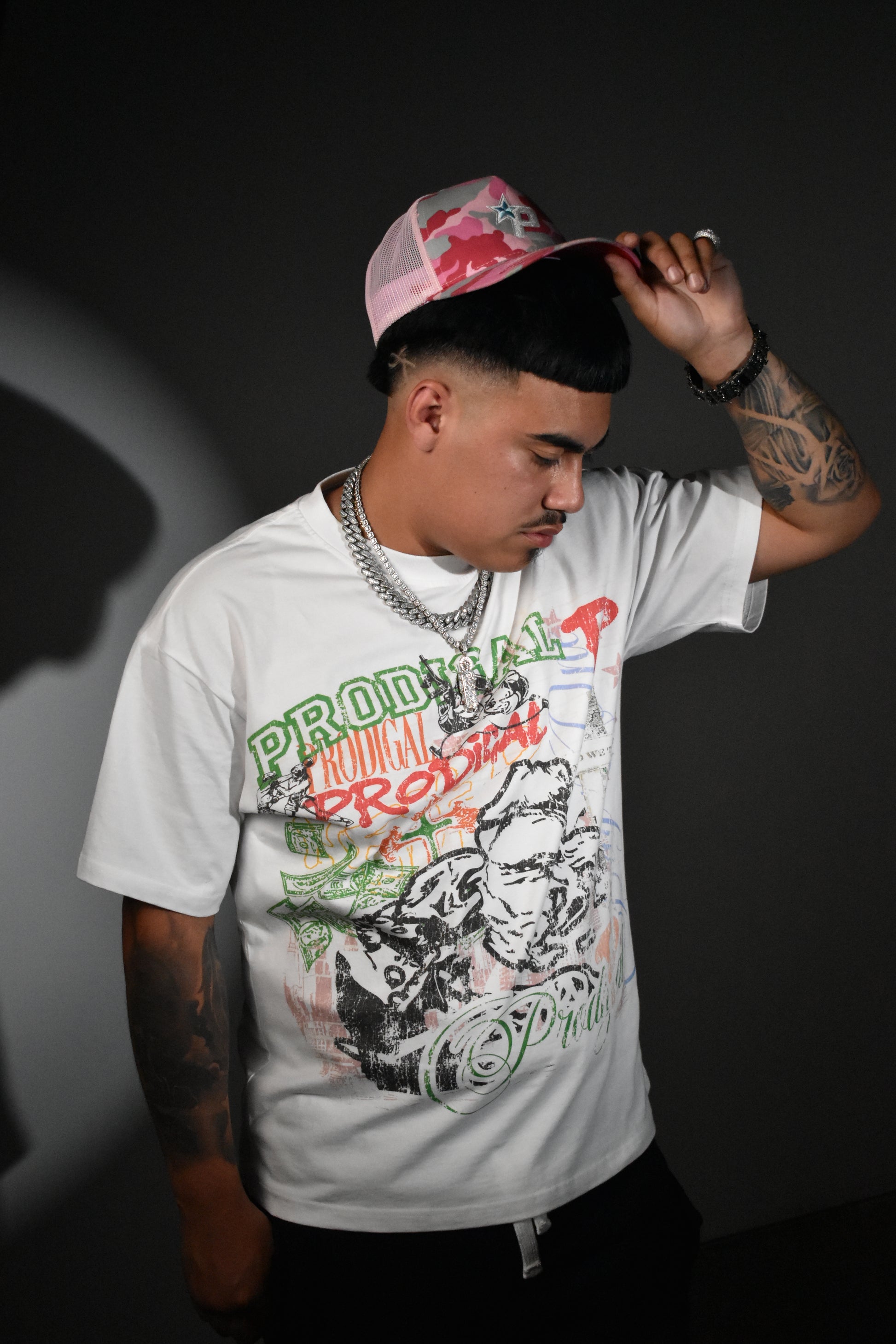 Loose Fitted Prodigal White Tee