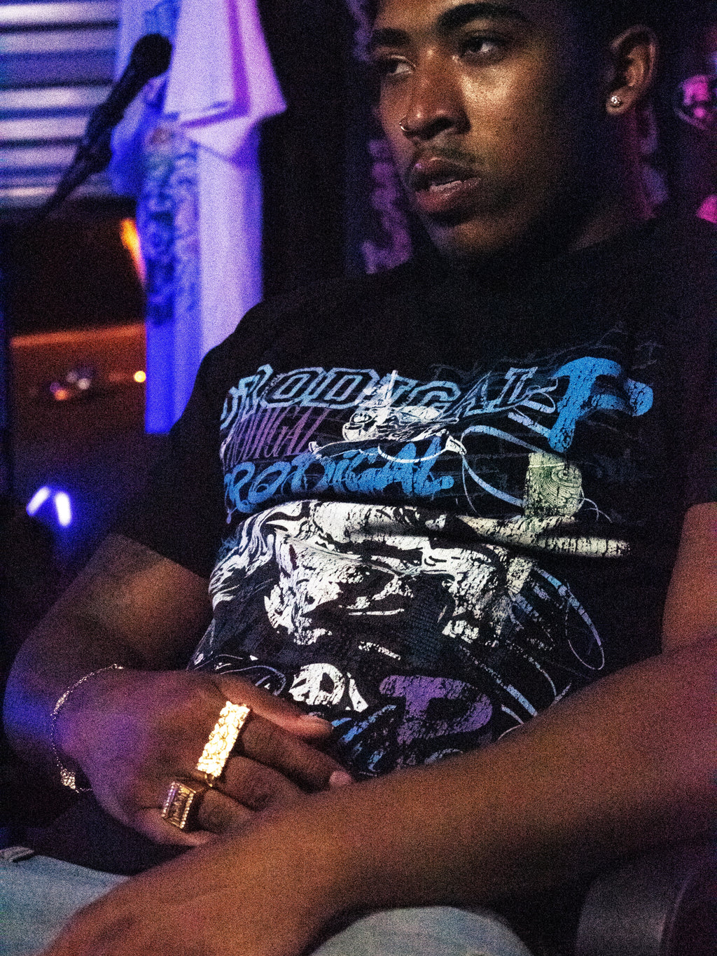Loose Fitted Prodigal Black Tee